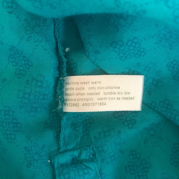 Blue button up blouse - Picture 7 of 7